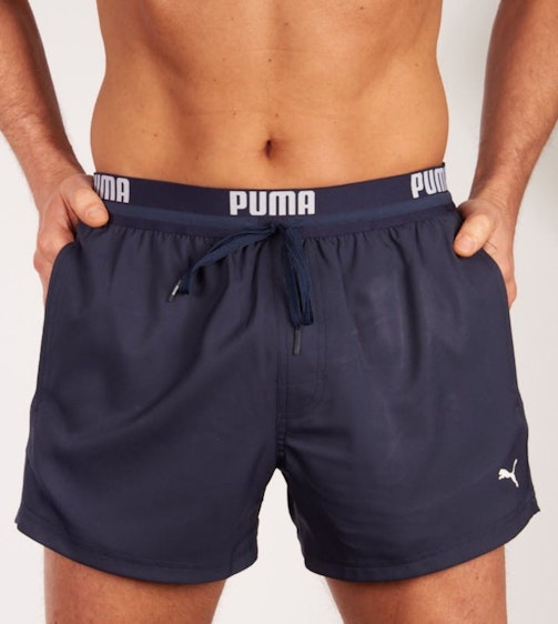 Puma wijde zwemshort Logo Short Length Swim Shorts H