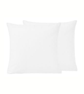 Sleepnight taie d'oreiller blanc percale set de 2 65 x 65 cm