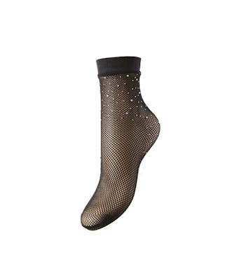 Pieces sokken 2 paar Pcclaire Fishnet Glitter Socks Dames