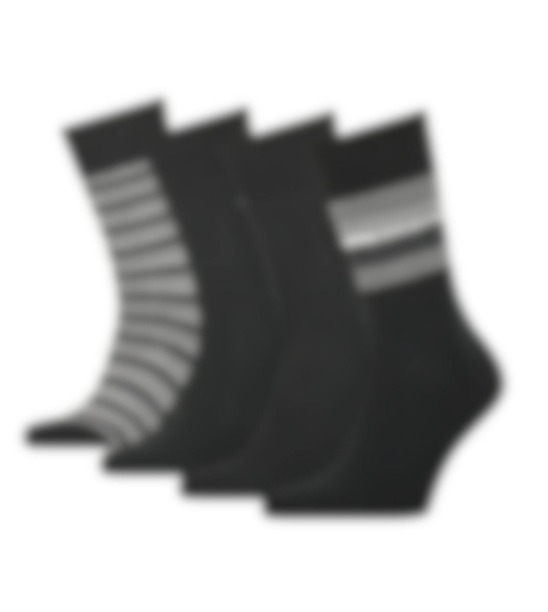 Tommy Hilfiger sokken 4 paar Tin Giftbox Stripe H