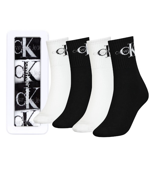 Calvin Klein sokken 4 paar Monogram Tin Giftbox Sock H