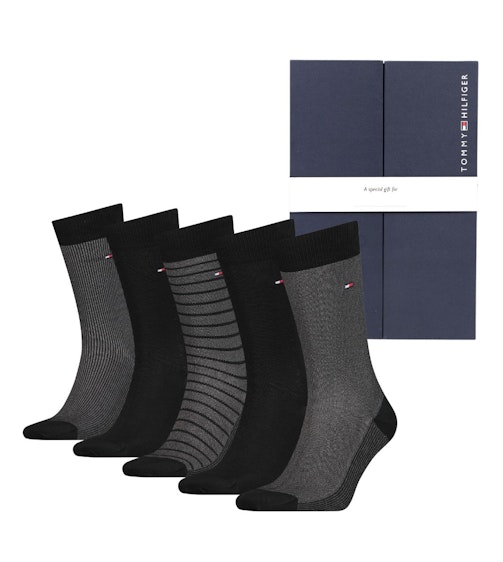 Tommy Hilfiger sokken 5 paar Giftbox Birdeye Sock H