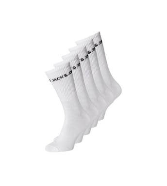 Jack & Jones sokken 5 paar Jacbasic Logo Tennis Sock H