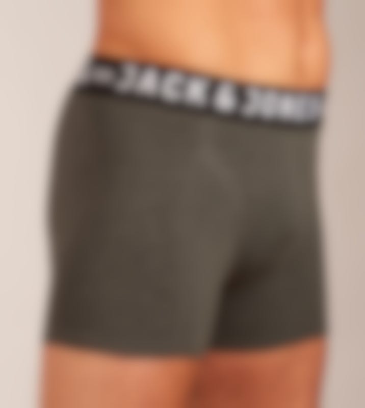 Jack & Jones boxer lot de 3 Jacbasic Trunks H 12135382 noir/gris/bleu