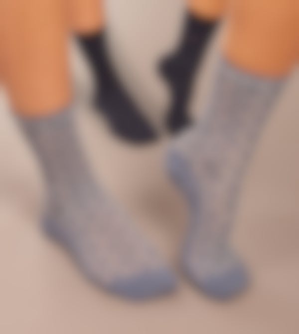 Tommy Hilfiger socks 2 paar Womens Sock D 463003001-356 blauw/print