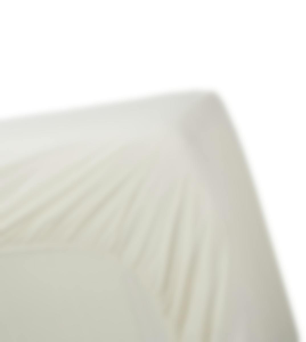 Ambiante hoeslaken Cotton Uni Off-white Katoen (hoek 35 cm)