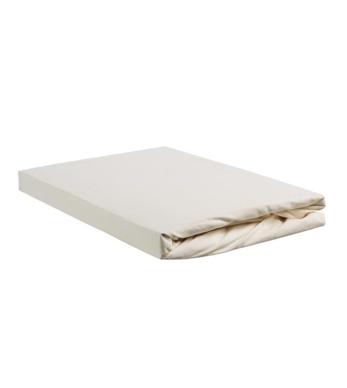 Ambiante hoeslaken Cotton Uni Off-white Katoen (hoek 35 cm)