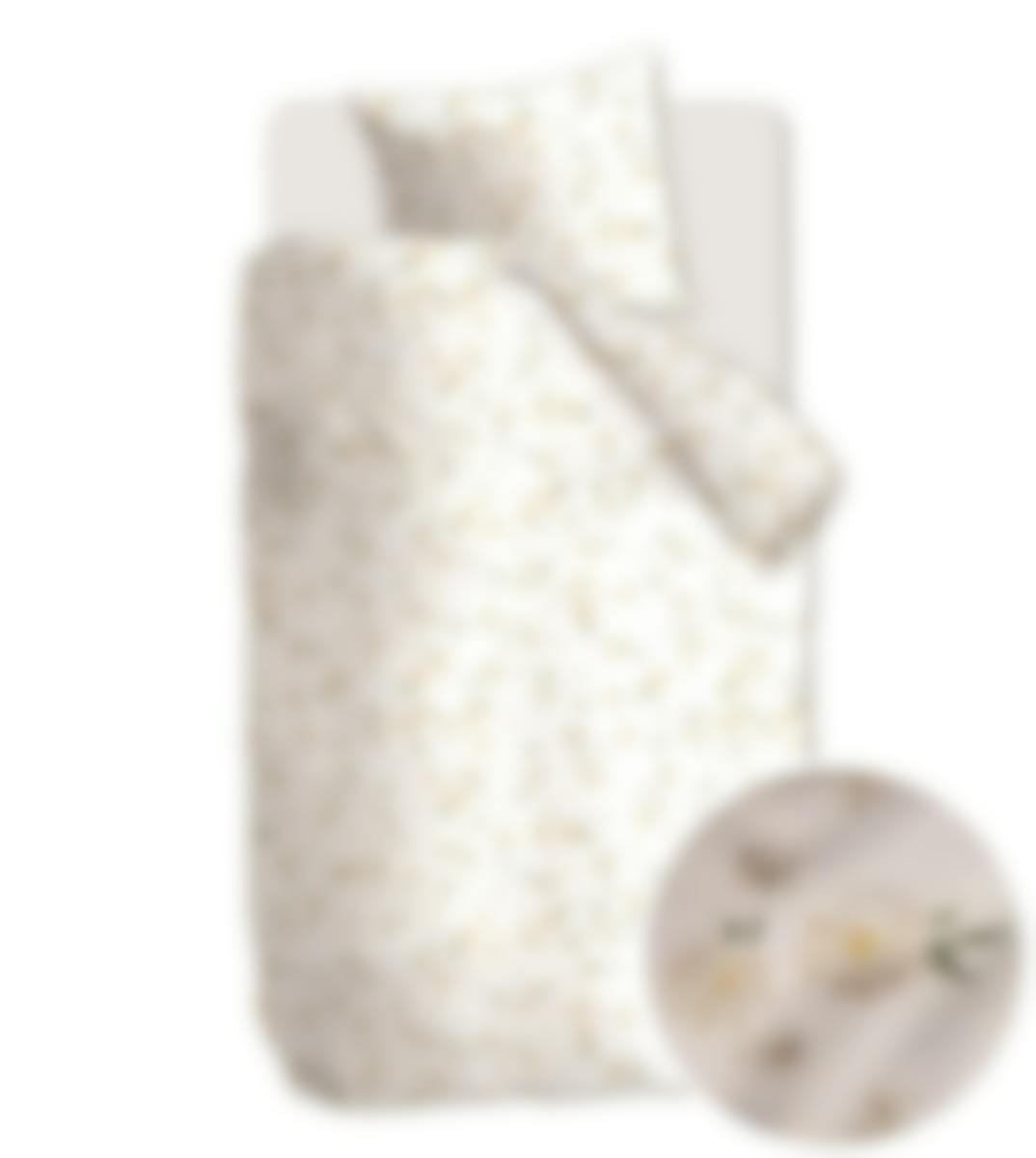 Ariadne at Home housse de couette Daisies White Coton 140 x 200-220 cm