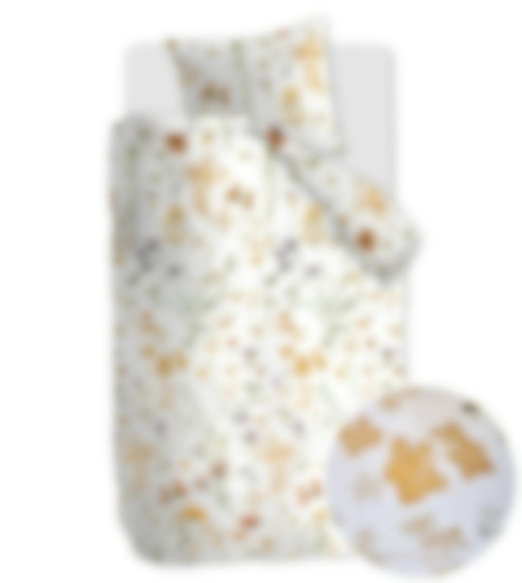 Ariadne at Home housse de couette Flowerlove White Coton 140 x 200-220 cm