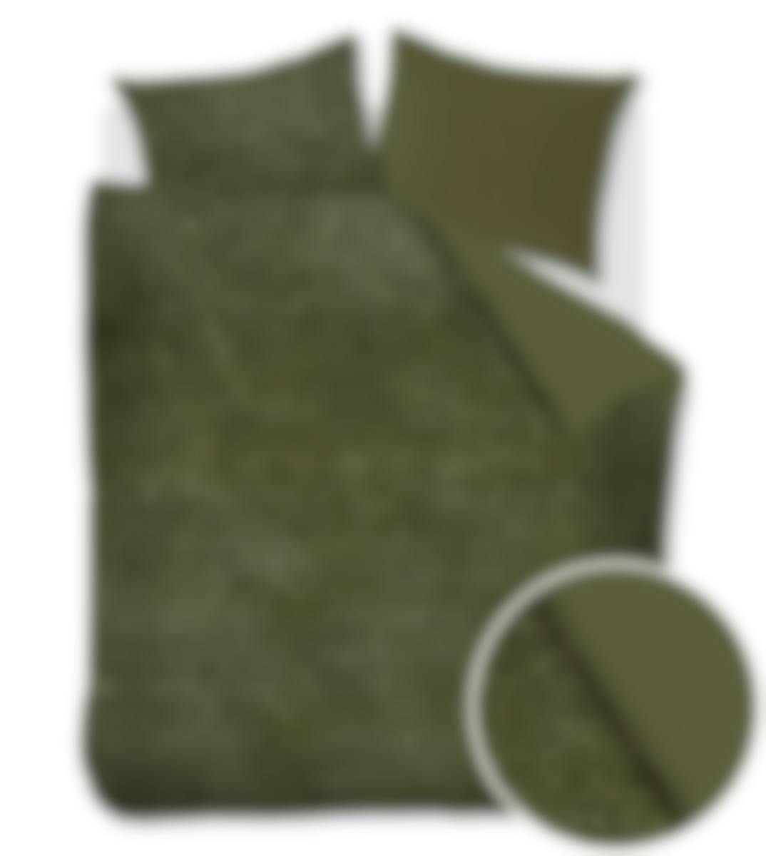 At Home by Beddinghouse housse de couette Cosy Corduroy Green Velours 200 x 200-220 cm