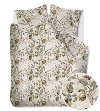 At Home by Beddinghouse housse de couette Lemon Tree Off-white Flanelle