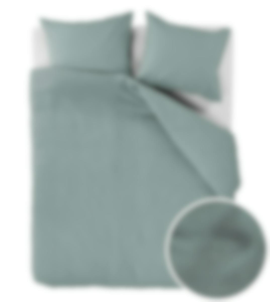 At Home by Beddinghouse housse de couette Relax Grey Green Waffle