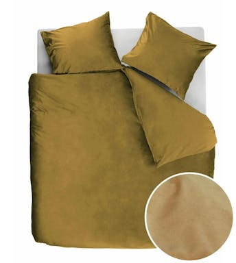 At Home by Beddinghouse housse de couette Tender Gold Velours 200 x 200-220 cm