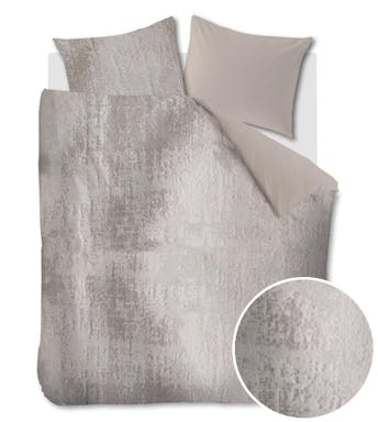 At Home by Beddinghouse housse de couette Textures Light Grey Velours