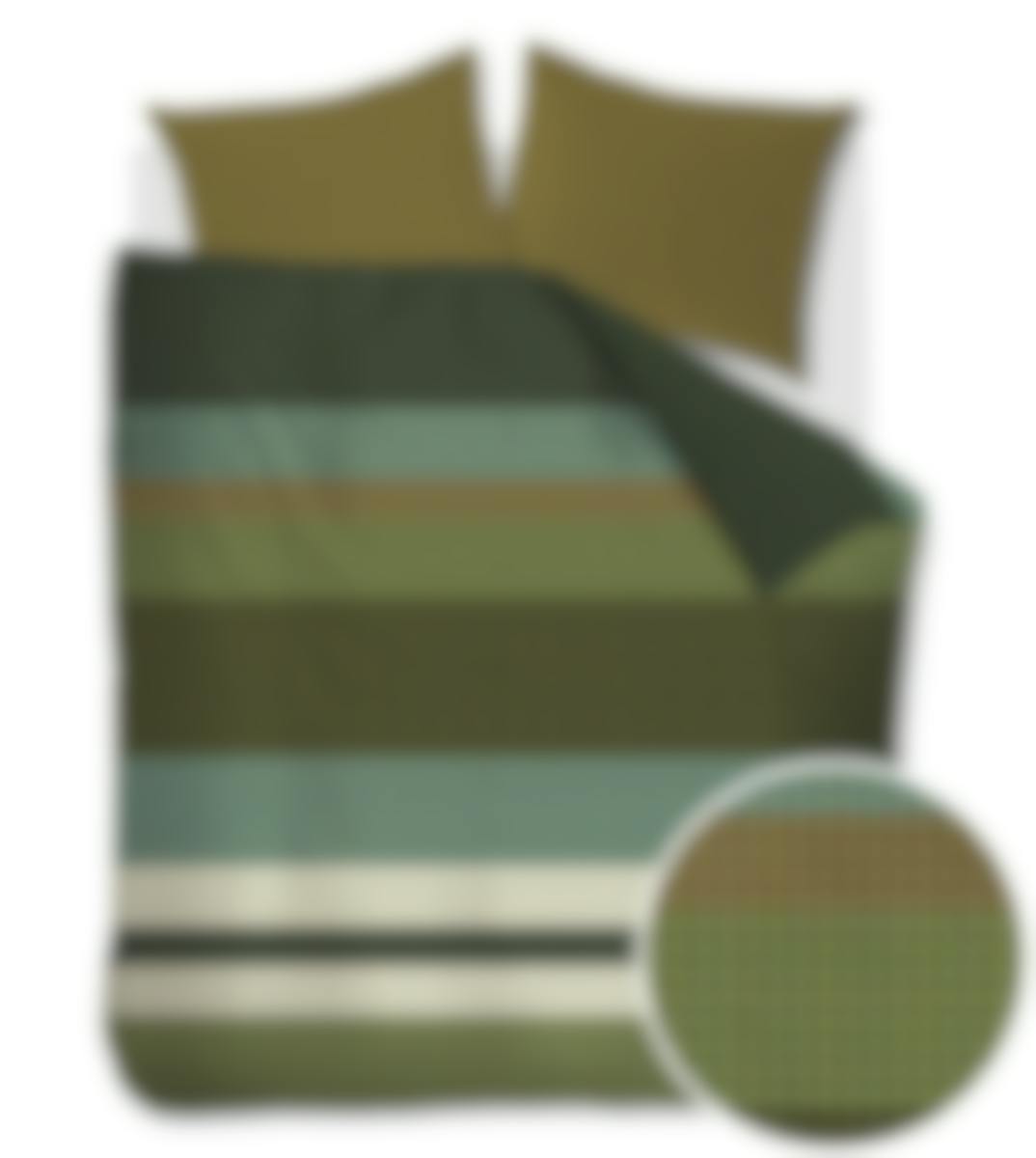 Beddinghouse dekbedovertrek Juno Green Flanel 200 x 200-220 cm