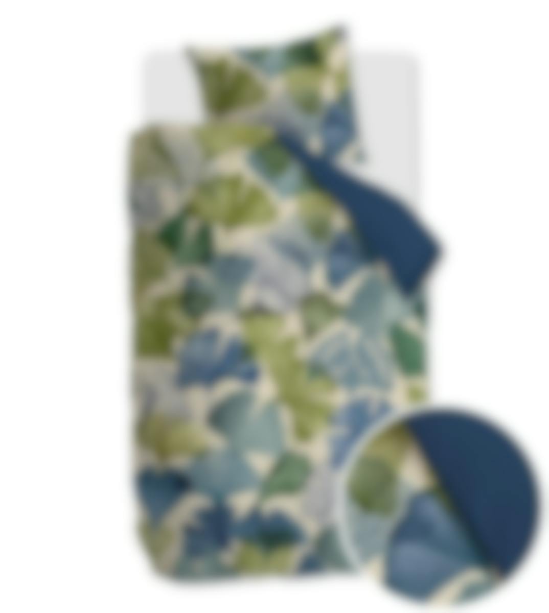 Beddinghouse housse de couette Sue Blue Green Satin de coton 140 x 200-220 cm