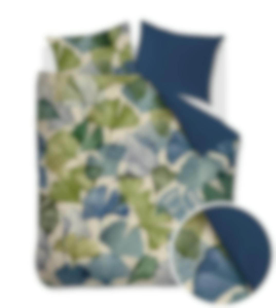 Beddinghouse housse de couette Sue Blue Green Satin de coton 240 x 200-220 cm