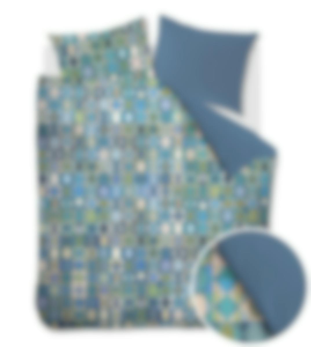 Beddinghouse housse de couette Sumatra Blue Green Coton 240 x 200-220 cm