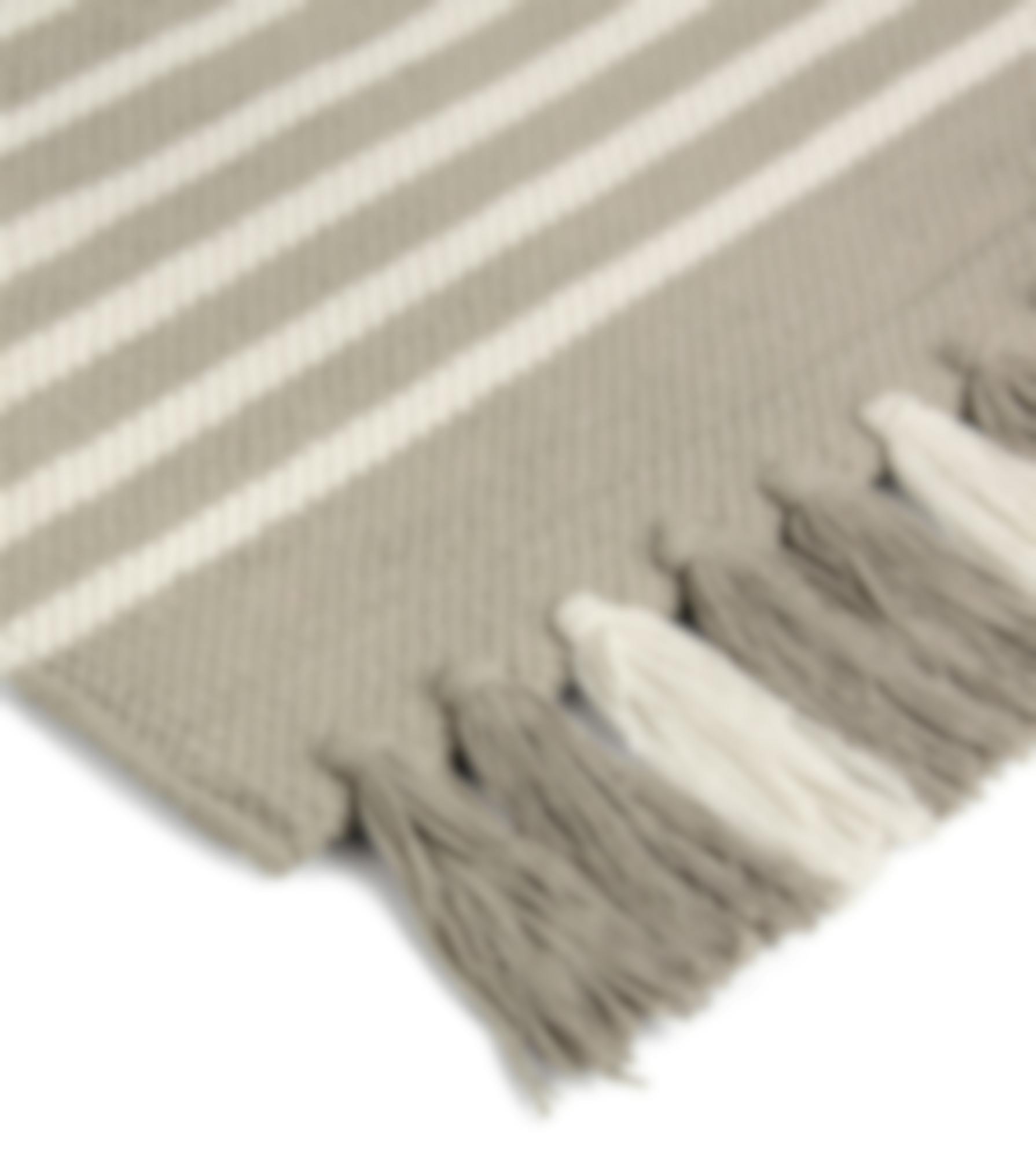Walra badmat Stripes & Structure Taupe Wit