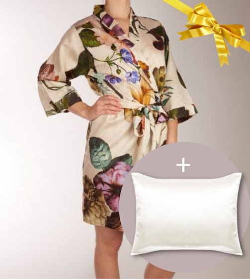 Cadeau set dames kimono Essenza + beauty kussensloop 