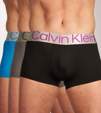 Calvin Klein boxer lot de 3 Low Rise Trunk Steel Micro Hommes