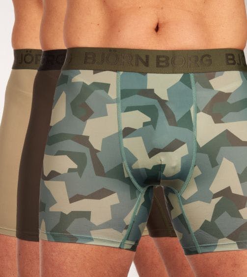 Acquiesce fontein altijd Björn Borg short 3 pack Performance Nordic Camo For Him H 2121-1155-81461