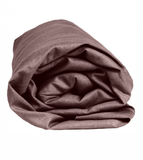 Sleepnight drap-housse taupe coton (coin 25 cm)