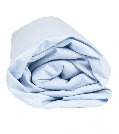 Sleepnight hoeslaken lichtblauw katoenjersey (hoekhoogte 30 cm)