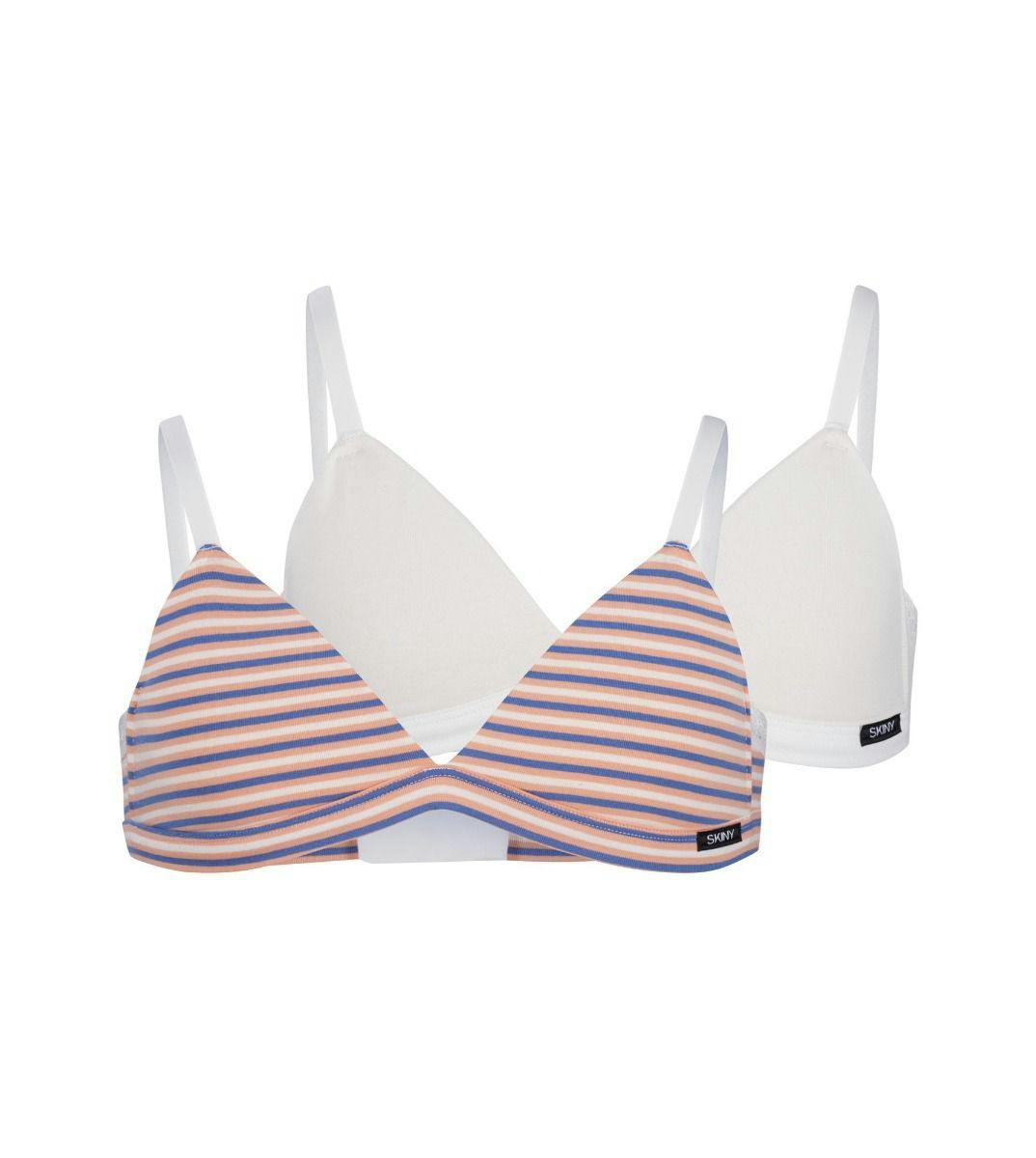 Reusachtig Sporten koppeling Skiny BH topje 2 pack Padded Triangle Every Day In Cotton M 030004-08S253