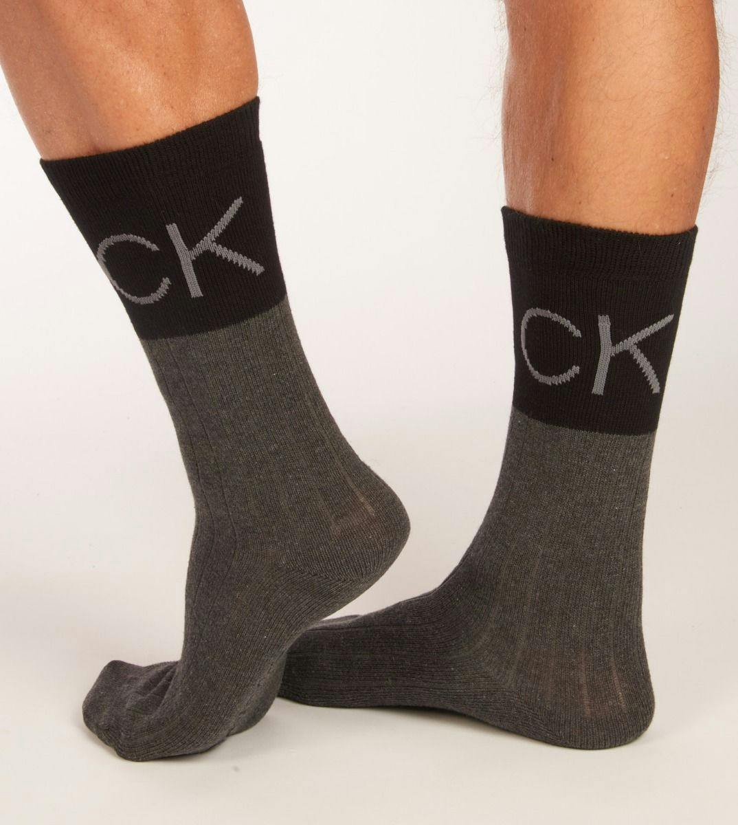 Religieus werkwoord overhemd Calvin Klein sokken 2 paar Colorblock Rib Sock H 701219839-001