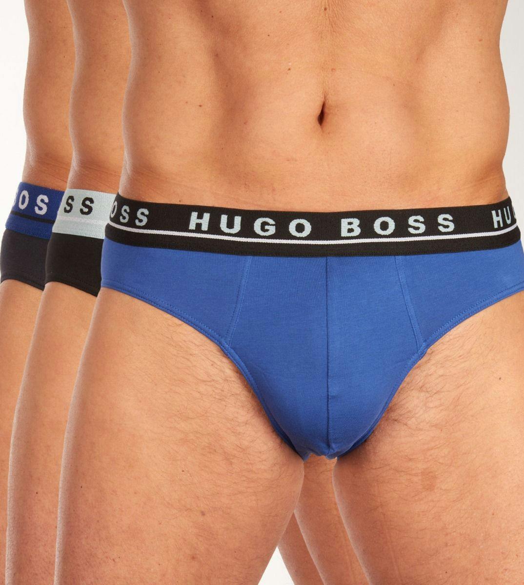 Keizer kleuring Ontembare Hugo Boss slip 3 pack Brief H 50453315-991