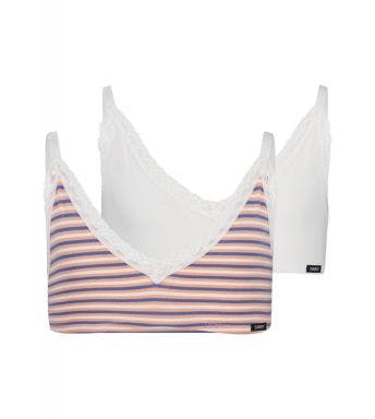 Skiny BH topje 2 pack Crop Top Every Day In Cottonlace M