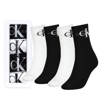 Calvin Klein sokken 4 paar Monogram Tin Giftbox Sock D