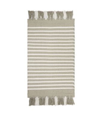 Walra badmat Stripes & Structure Taupe Wit