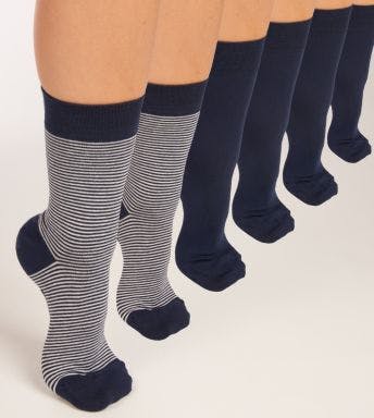 Bamboo Basics chaussettes 6 paires D