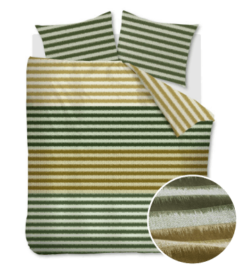 Beddinghouse housse de couette Misha Green Satin de coton