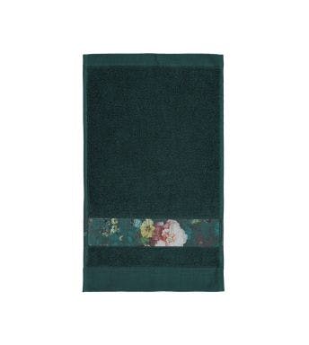 Essenza gastendoekje Fleur Dark Green 30 x 50 cm