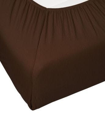 Essenza hoeslaken Premium Jersey Fitted Sheet Chocolate Jersey
