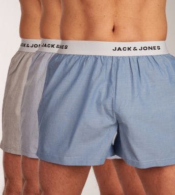 Jack & Jones boxershort 3 pack Jackyle Woven Trunks H