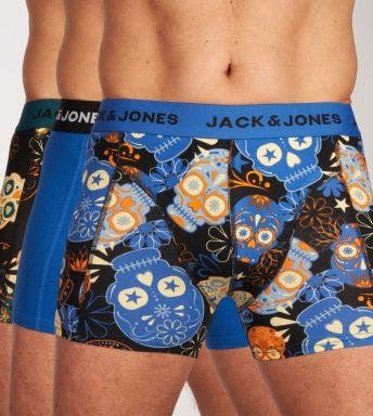 Jack & Jones short 3 pack Jacskull Flower Trunks H