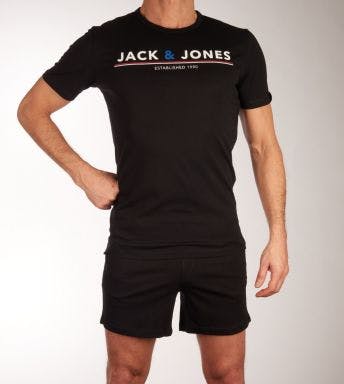 Jack & Jones pyjama korte broek Jacmont Tee And Shorts H