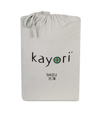 Kayori hoeslaken Shizu Sand katoenjersey (hoek 35 cm)