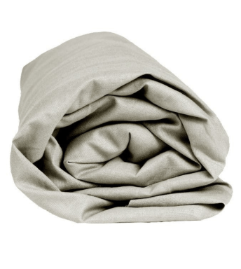Sleepnight drap-housse hauteur des coins 30 cm gris jersey de coton