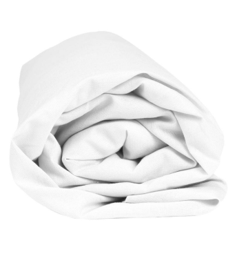Sleepnight hoeslaken wit katoen (hoekhoogte 25 cm)