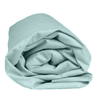 Sleepnight hoeslaken Misty Green katoenjersey (hoekhoogte 30 cm)