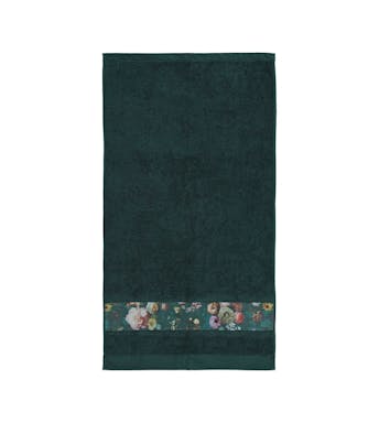 Essenza badlaken Fleur Dark Green 70 x 140 cm