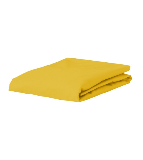 Essenza hoeslaken Premium Jersey Fitted sheet Mustard Katoen