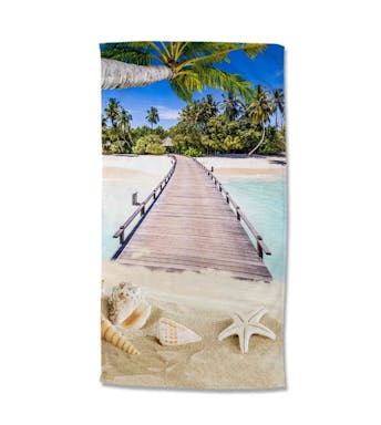 Good Morning serviette de plage Bridge Multi 100 x 180 cm