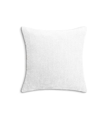 Heckett Lane coussin décoratif Velours Panama Pillow White Polyester 48 x 48 cm