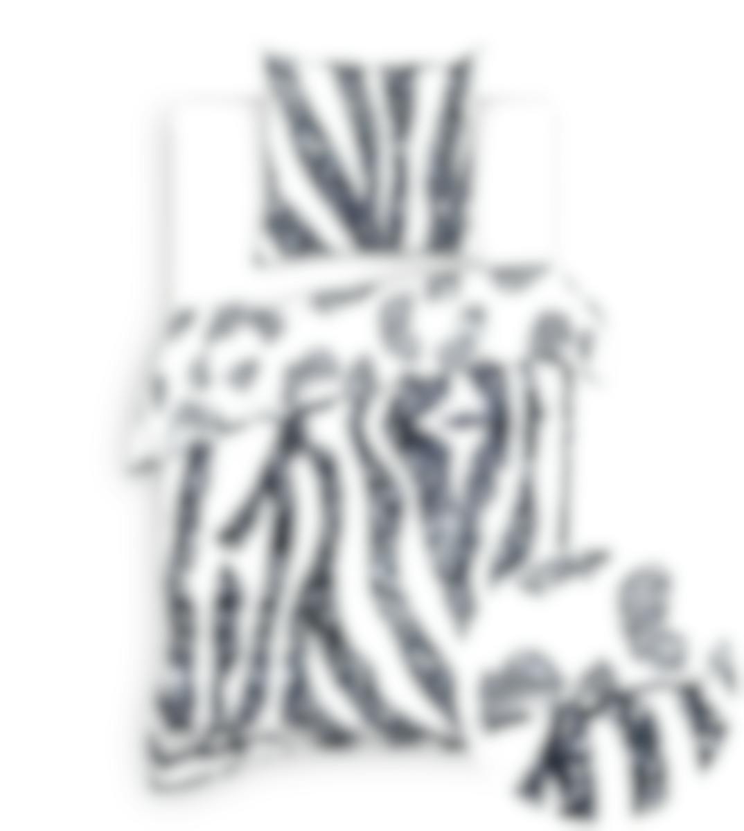 Heckett Lane housse de couette Shann White Satin de coton 140 x 200-220 cm